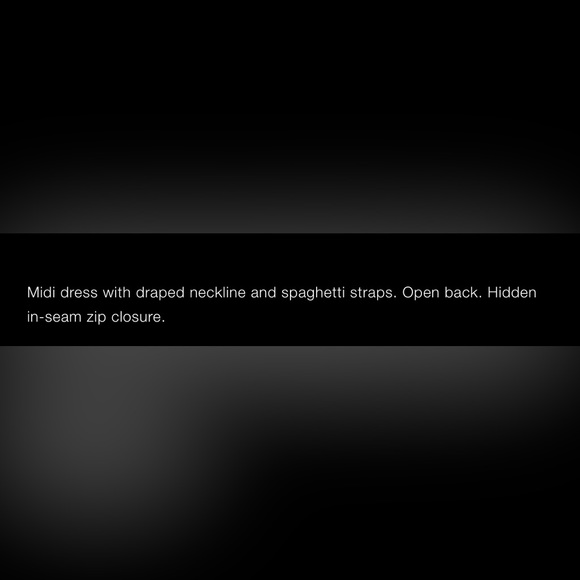 ZARA SATIN EFFECT SLIP DRESS - Picture 7 of 8